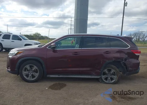2018 Toyota Highlander Limited Platinum from USA, damaged, VIN 5TDYZRFH3JS271837